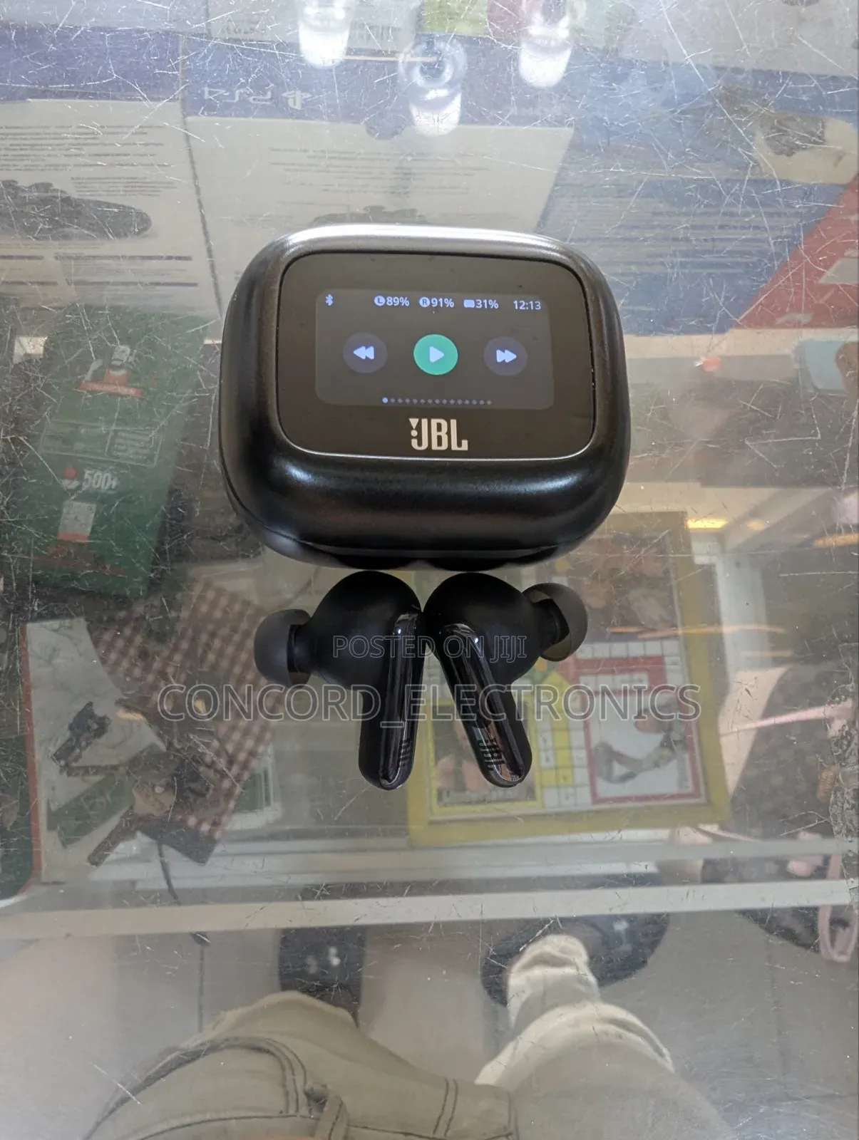 JBL Live Beam 3 -True Wireless Noise-
Cancelling Stick-Closed Earbuds