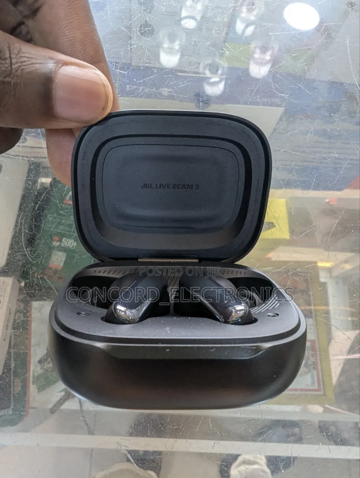 JBL Live Beam 3 -True Wireless Noise-
Cancelling Stick-Closed Earbuds