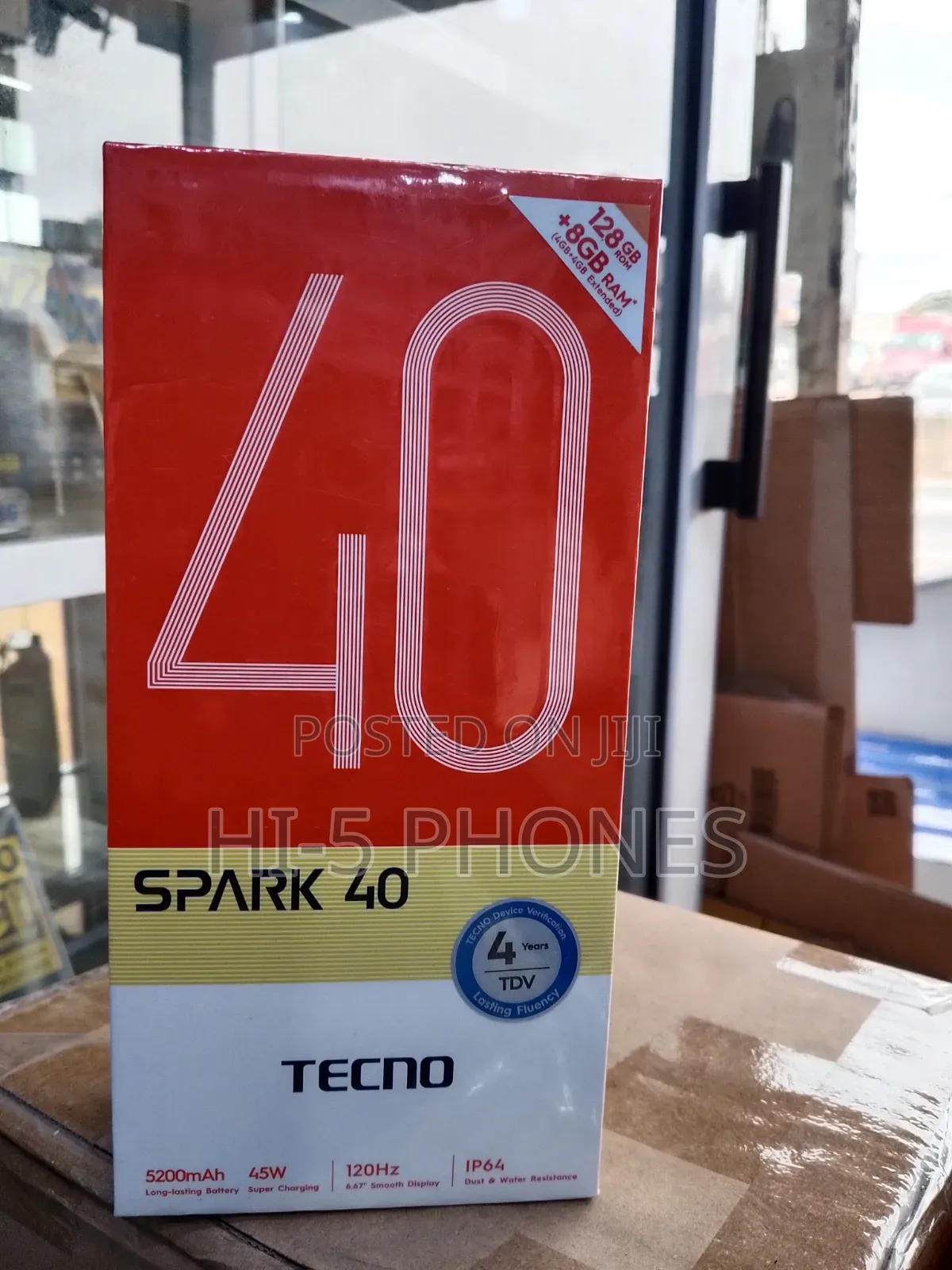 New Tecno Spark 40 128 GB Black