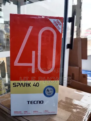 New Tecno Spark 40 128 GB Black