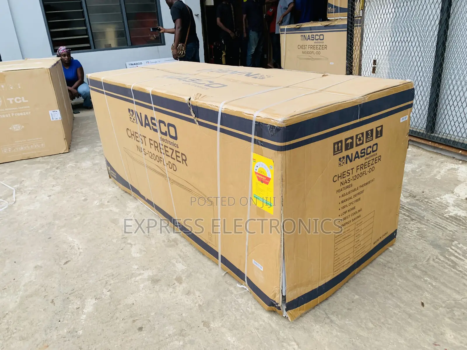 Limited Stock Nasco 800 LTRS Double Door Chest Freezer (NAS-1200FL-DD)