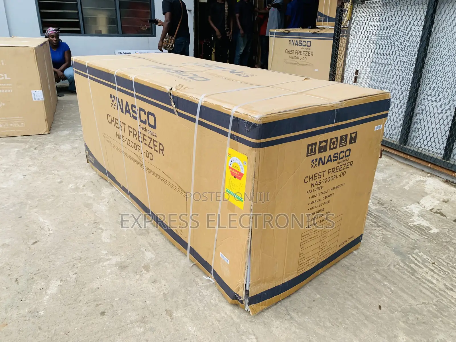 Limited Stock Nasco 800 LTRS Double Door Chest Freezer (NAS-1200FL-DD)