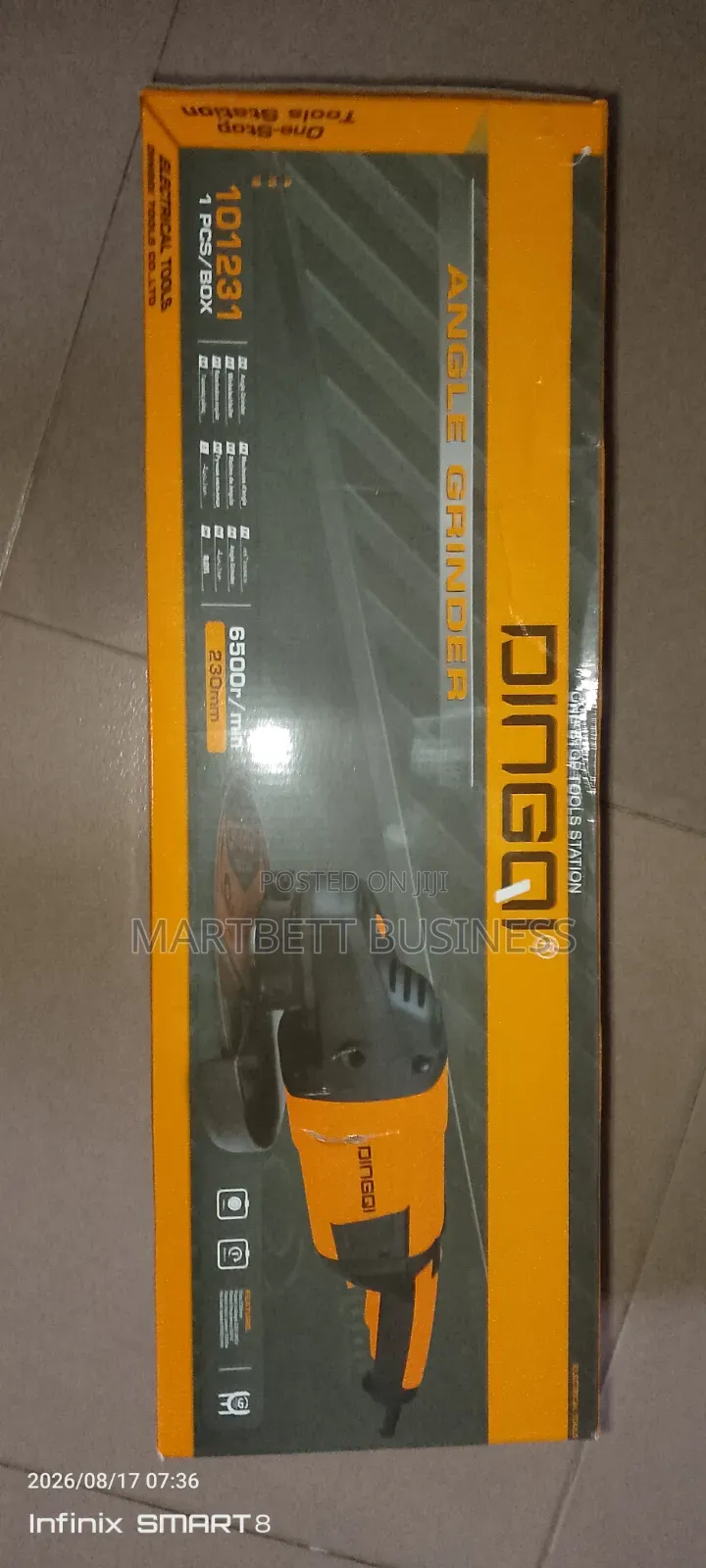 9" Angle Grinder Powerful Dingo
