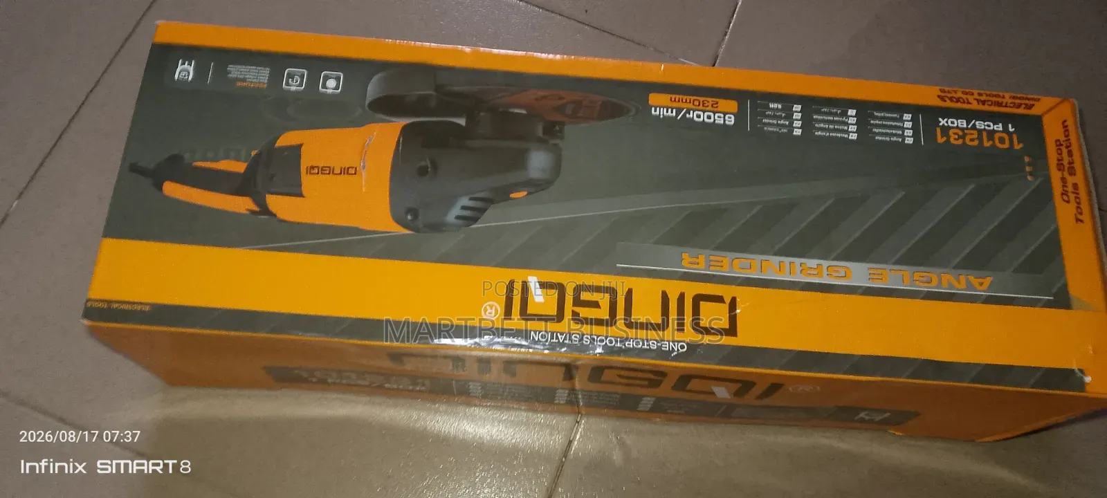 9" Angle Grinder Powerful Dingo