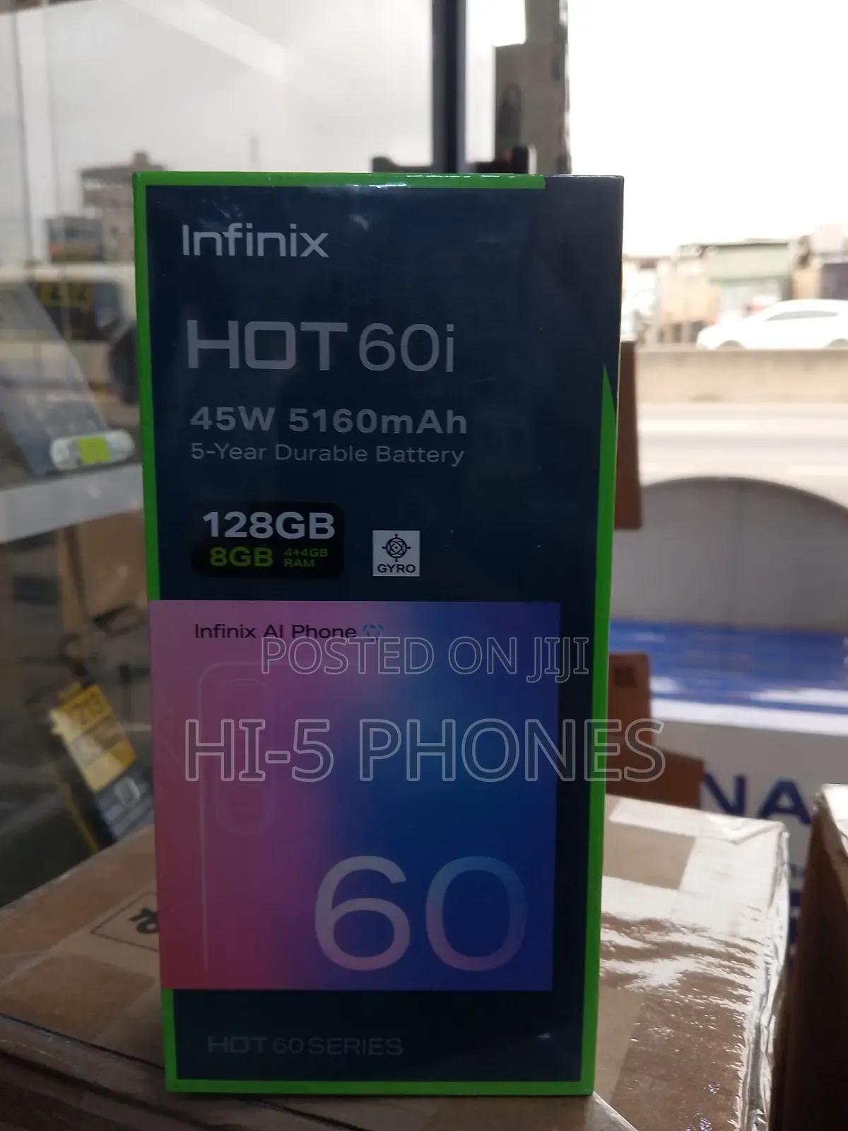 New Infinix Hot 60 128 GB Blue