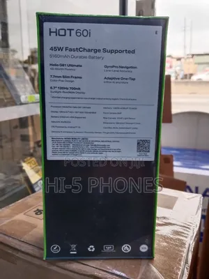New Infinix Hot 60 128 GB Blue