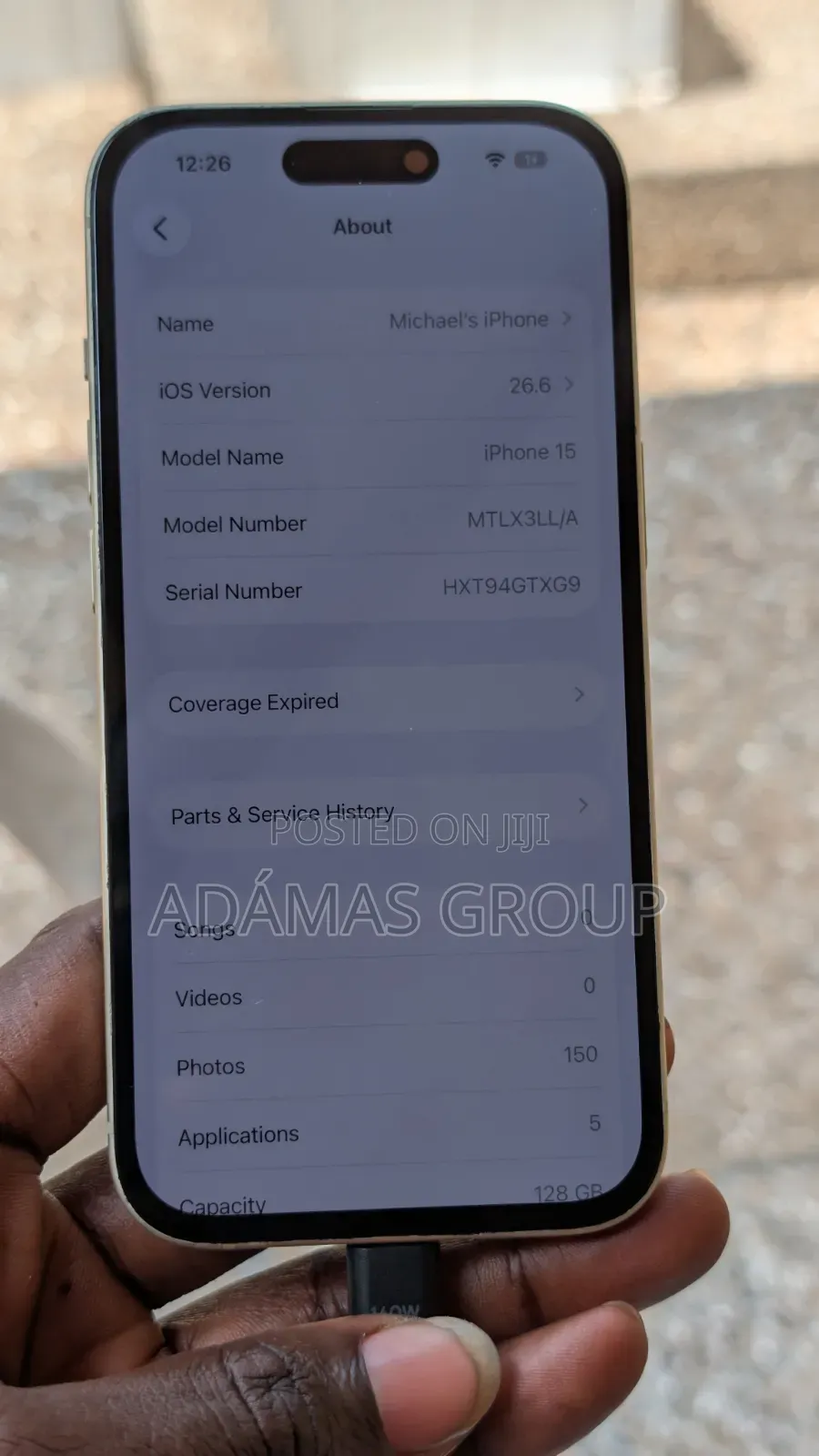 Apple iPhone 15 128 GB Gold