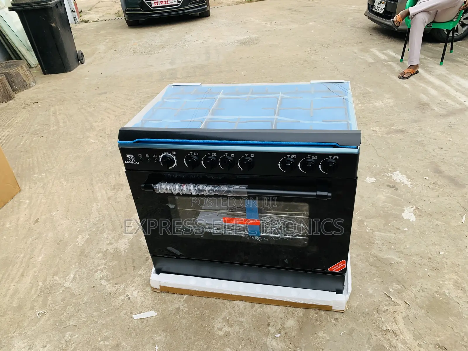 Brand New Oven Rotisserie Grill Nasco NASGC-LME90B Gas Cooker 5 Burner