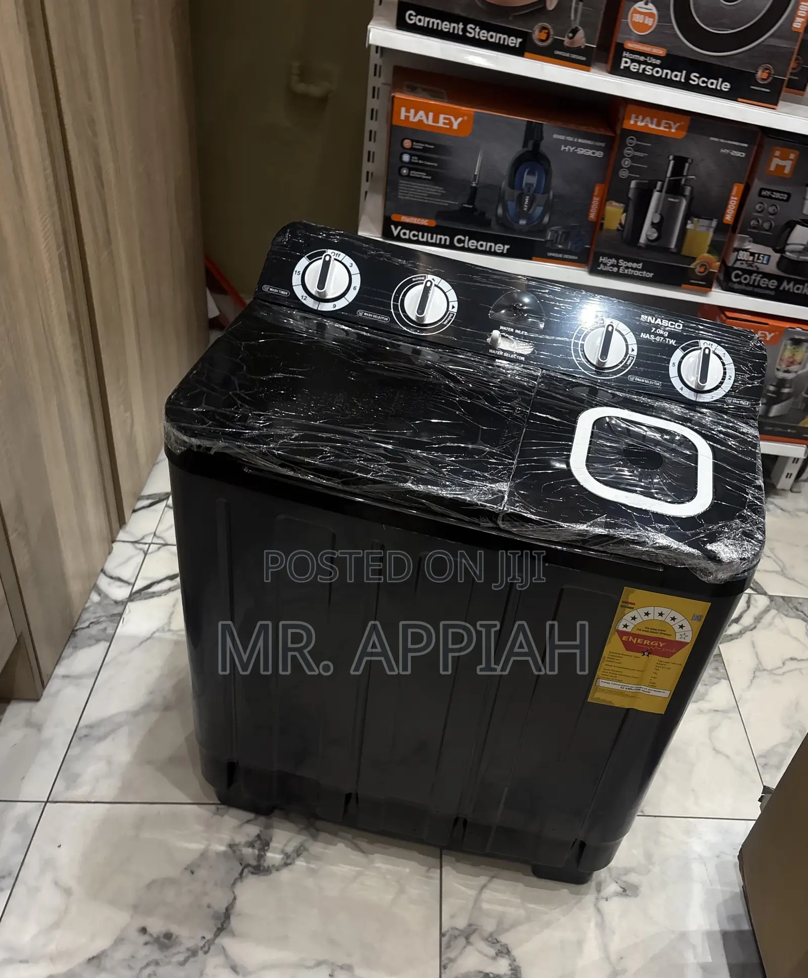 Check Out Durable Nasco 7kg Top Load Washing Machine,dark Gray