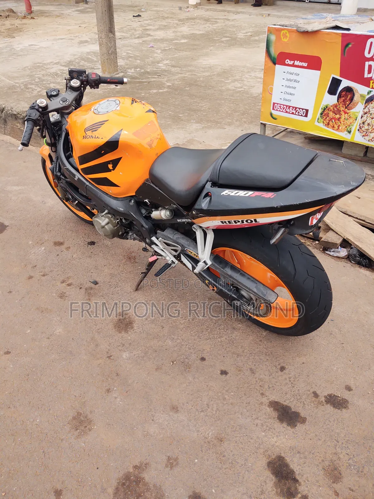 Honda CBR 2003 Orange