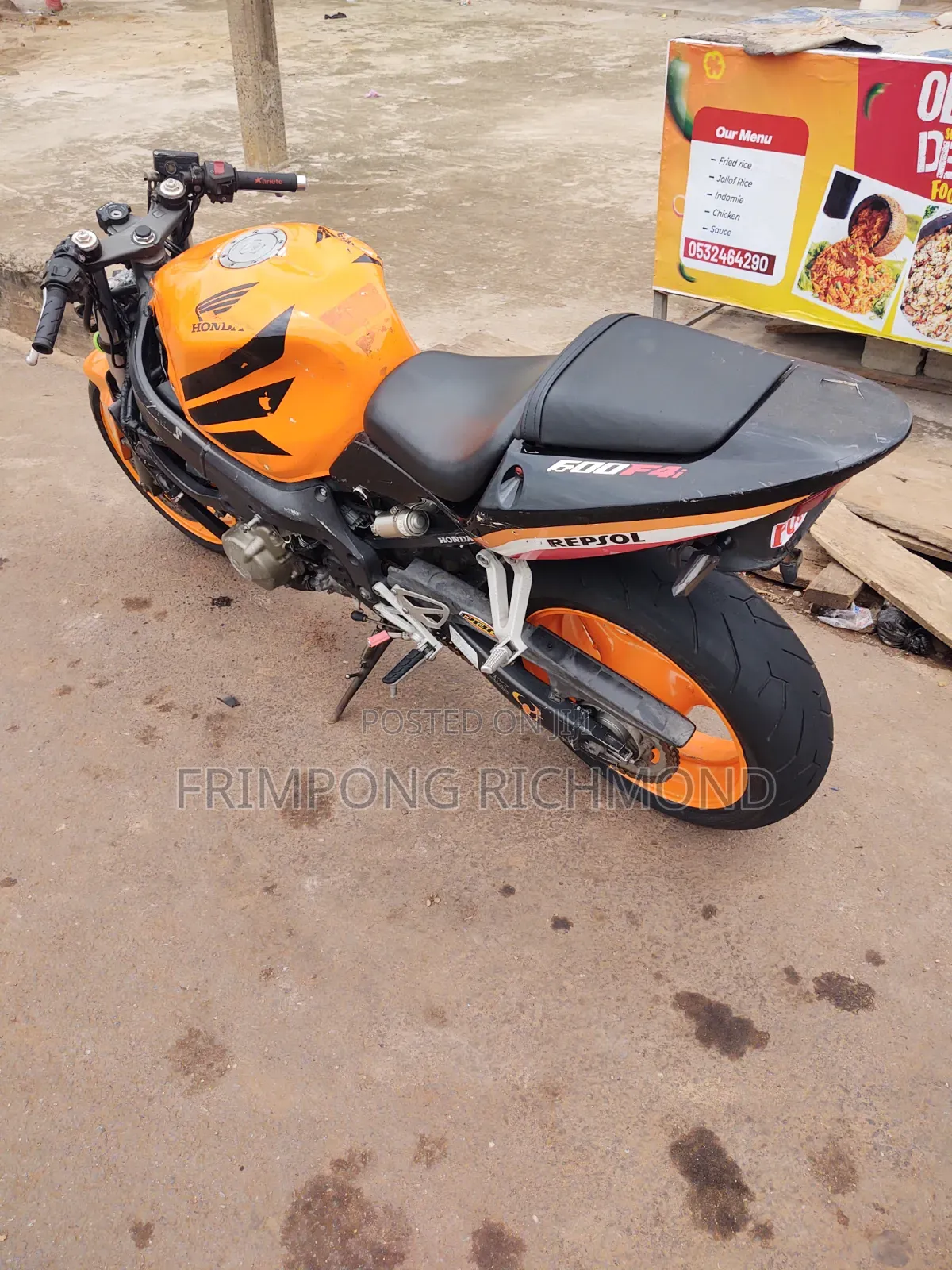 Honda CBR 2003 Orange