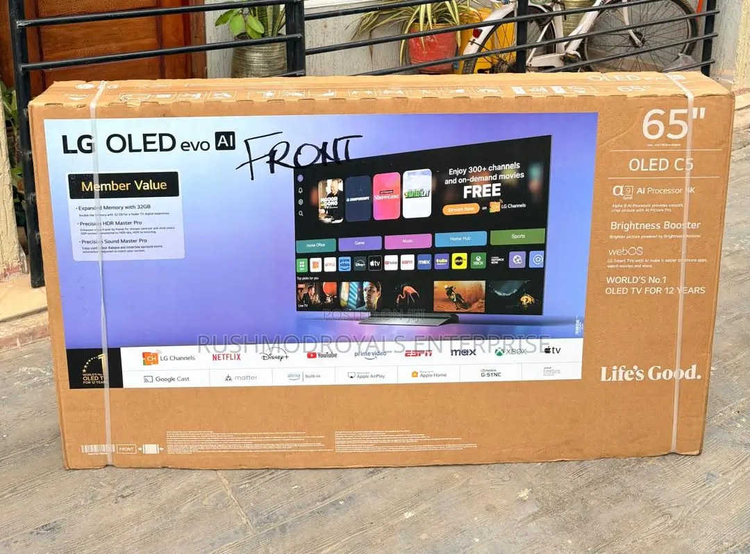 LG 65" OLED Evo AI Smart TV With AI Concierge and Dolby Vision