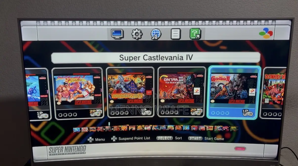 Super Nintendo Loaded With Games