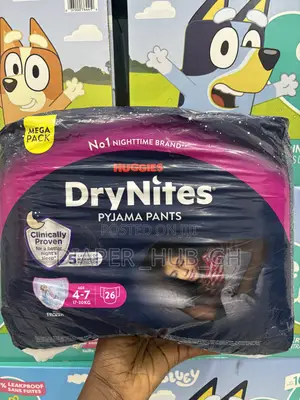 Huggies Drynites Pyjama Pants for Girls Years 4-7