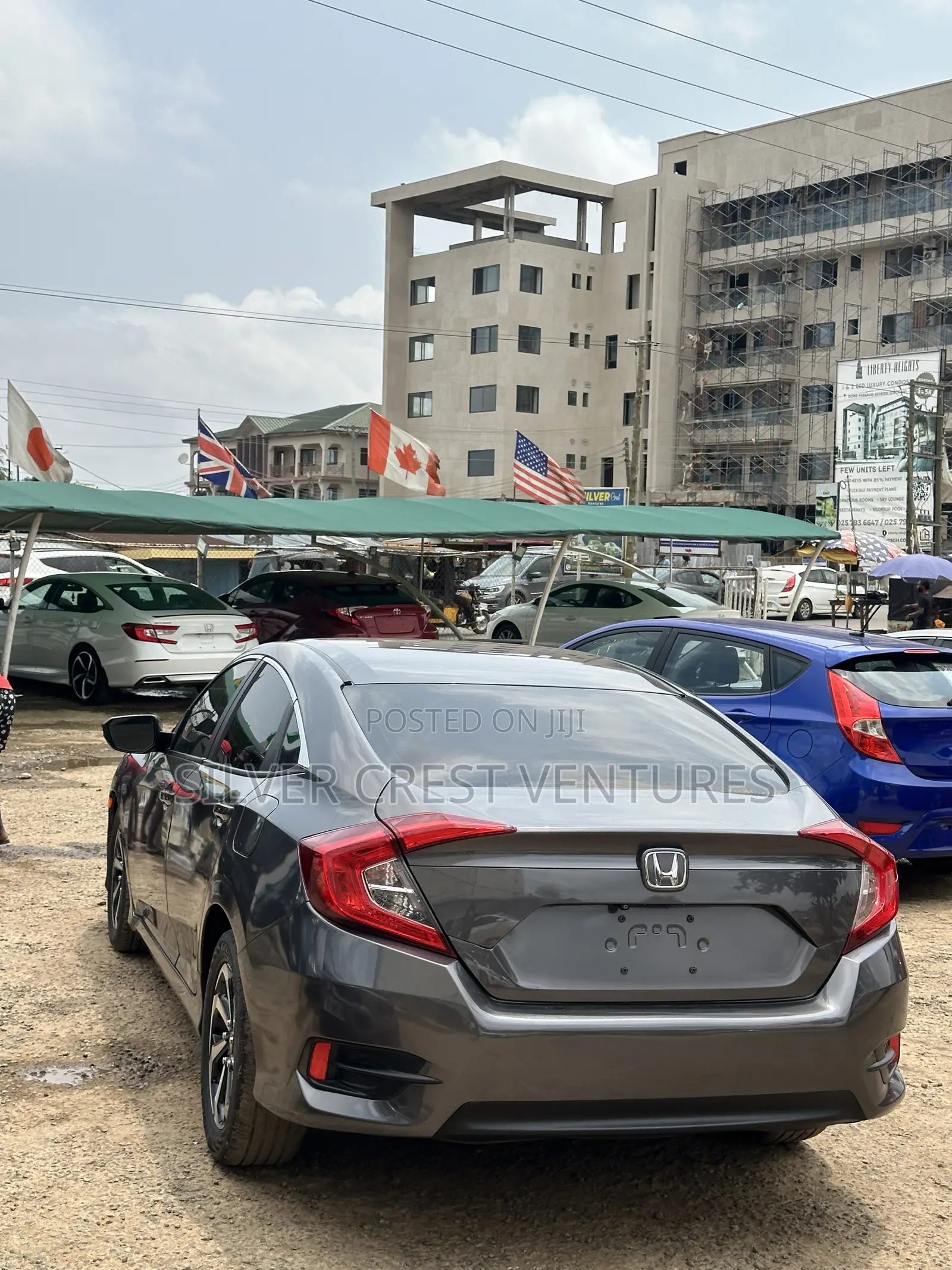 Honda Civic LX Sedan 2018 Gray