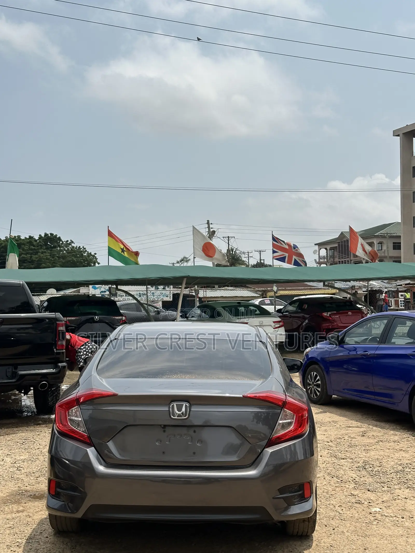 Honda Civic LX Sedan 2018 Gray