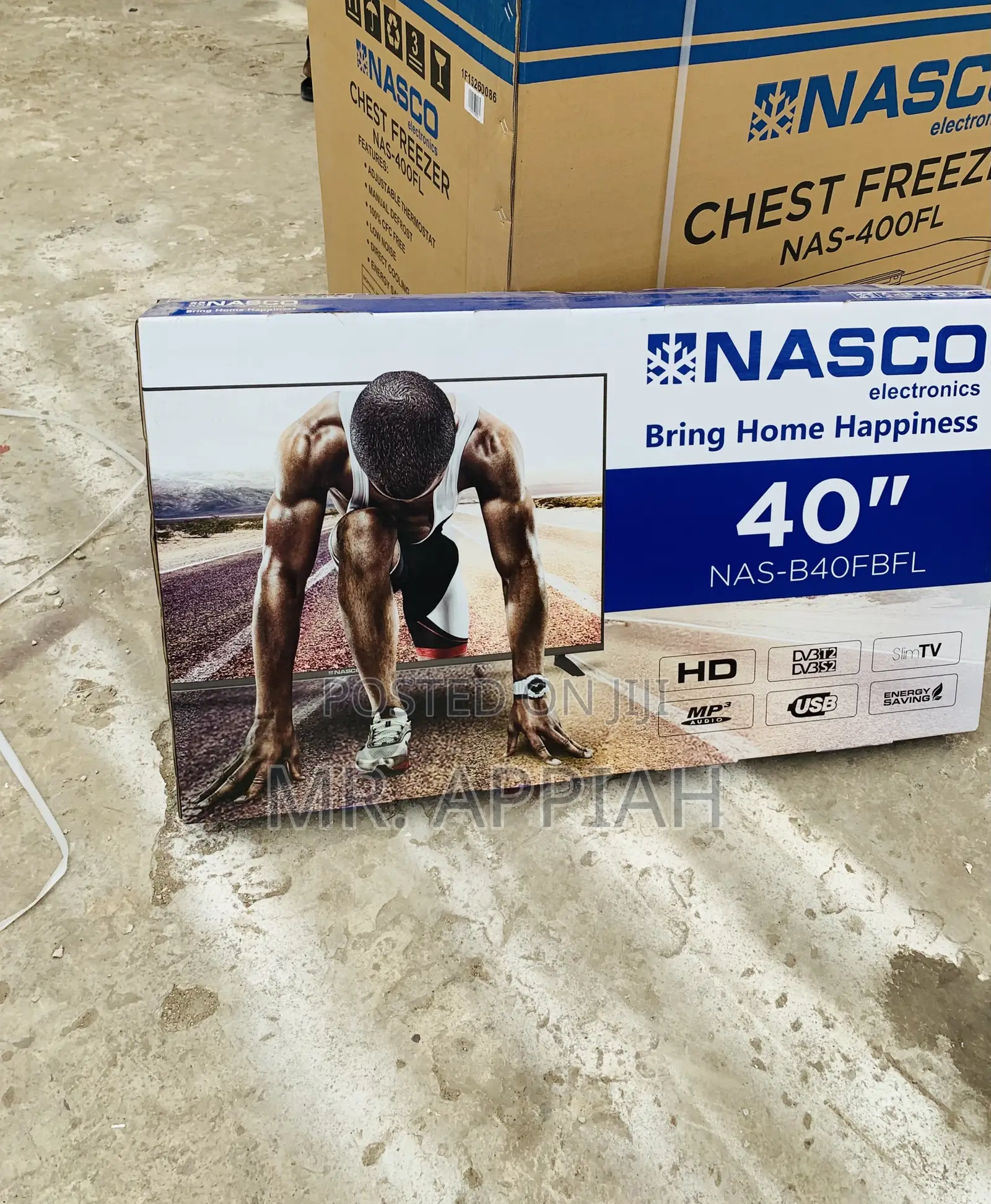 Order Nasco 40” FHD Digital Satellite Television(Black).
