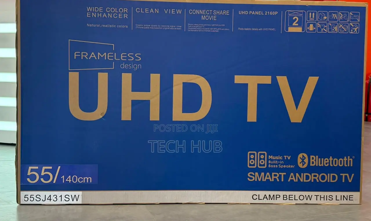 Amaz TV 55sj431sw Frameless Smart TV 55