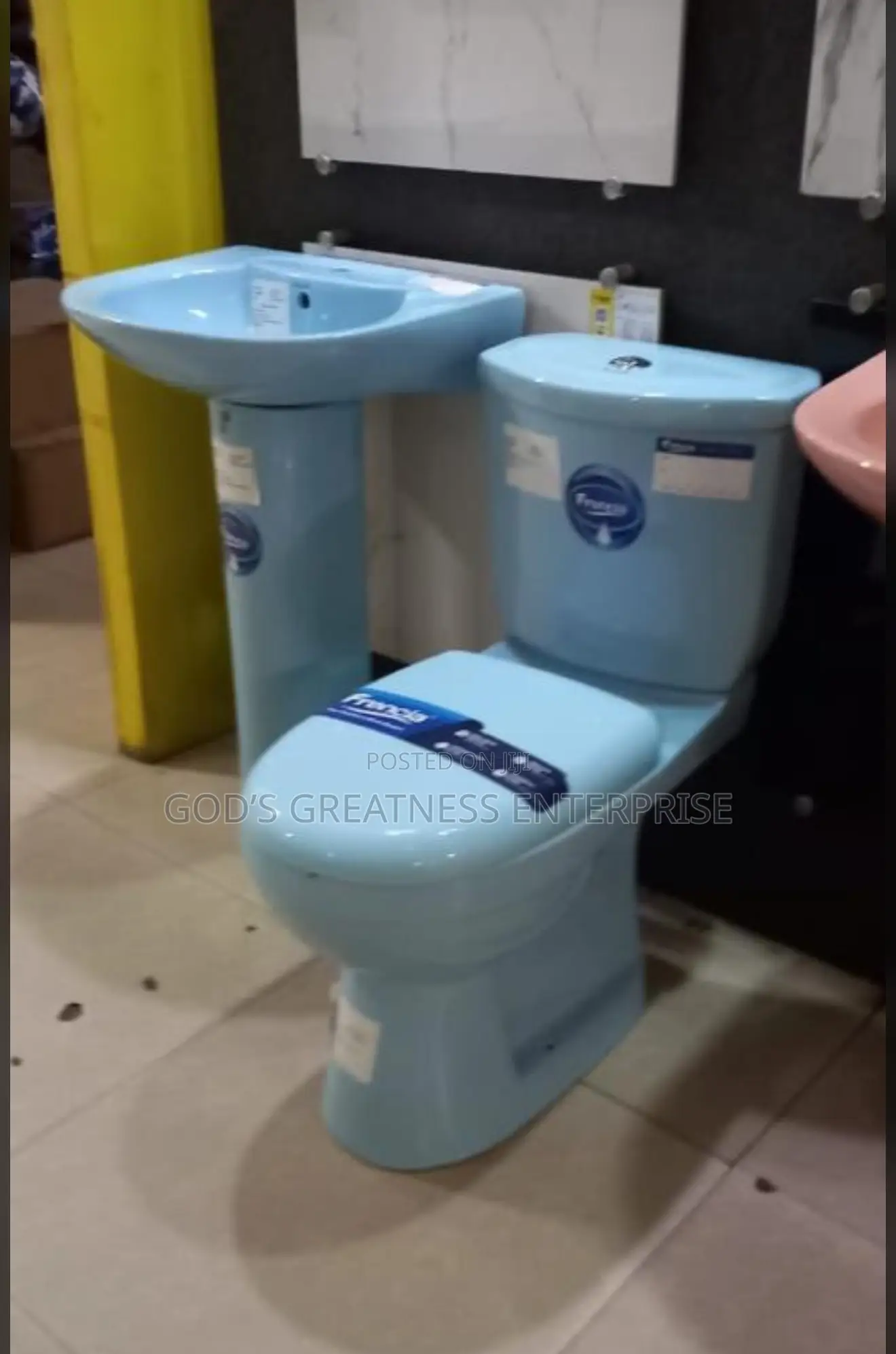 Colored Water Closet