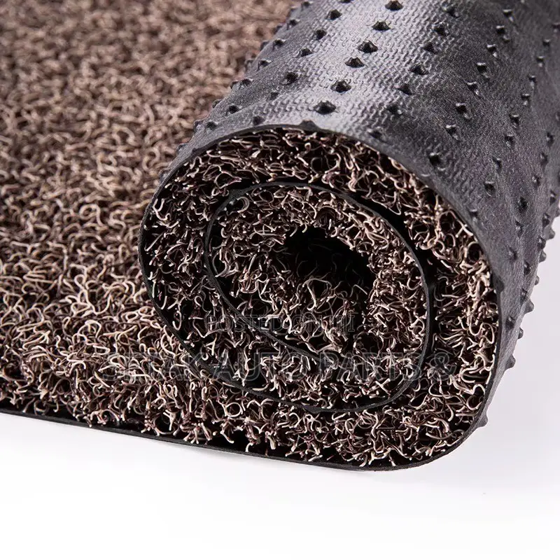 Universal Coil Car Floor Mats Set. Trimmable, Waterproof All-Weather