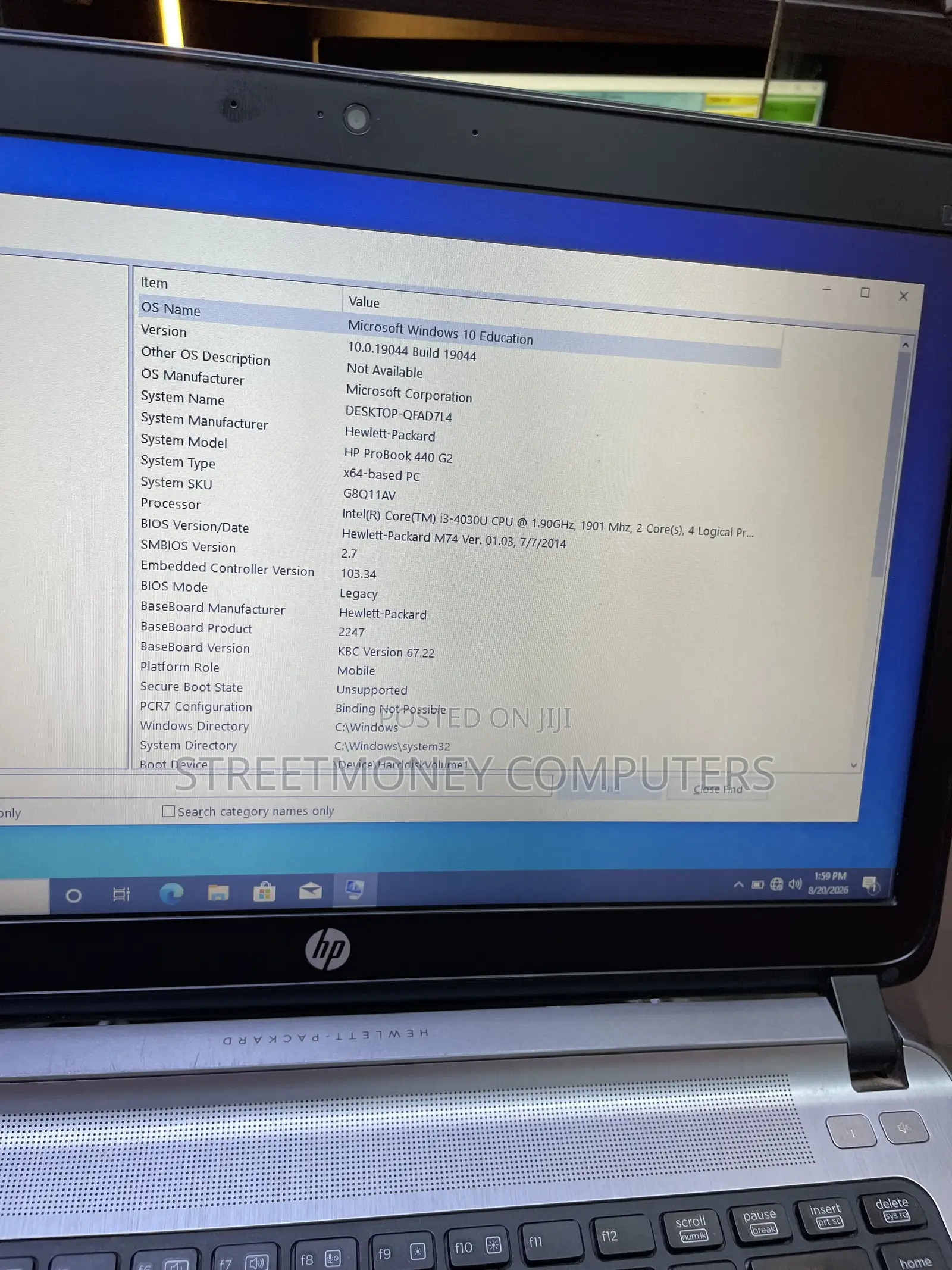 Laptop HP ProBook 440 G2 8GB Intel Core i3 HDD 500GB