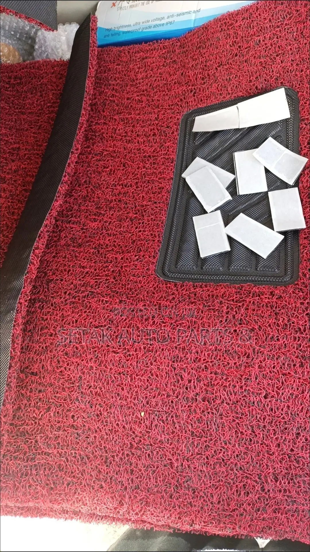 Universal Coil Car Floor Mats Set. Trimmable, Waterproof All-Weather