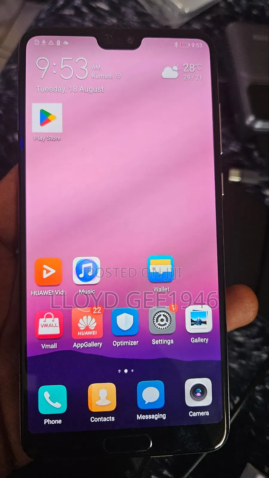 Huawei P20 Pro 128 GB Black