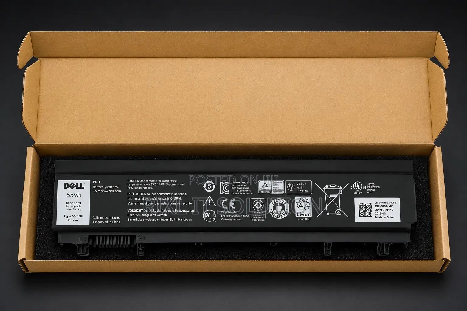 Brand New Original Dell Latitude E5540 E5440 65Wh 11.1V Battery VJXMC-