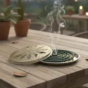 Coil Herbs Incense Burner With Decorative Lid