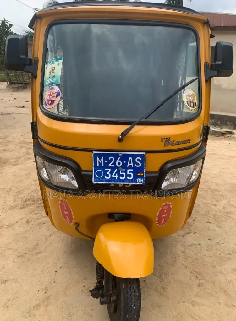 TVS King Deluxe Plus iTouch Start 2026 Yellow