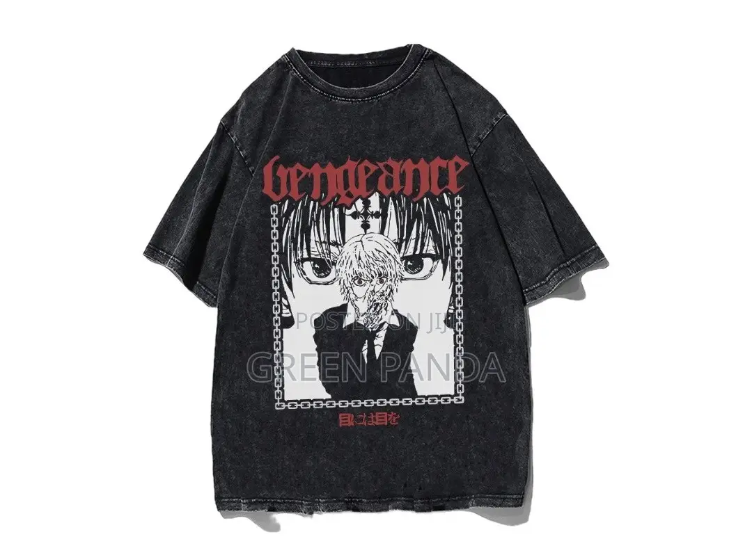 Anime Acid Wash T-Shirt
