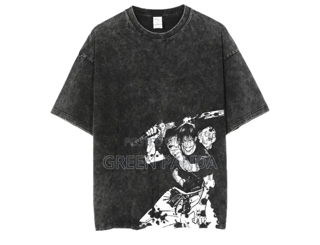 Anime Acid Wash T-Shirt