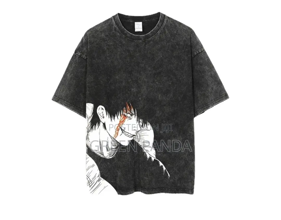 Anime Acid Wash T-Shirt