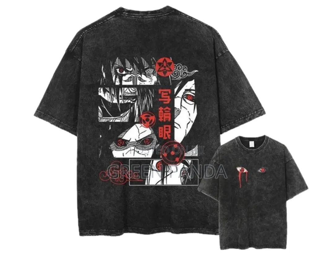 Anime Acid Wash T-Shirt
