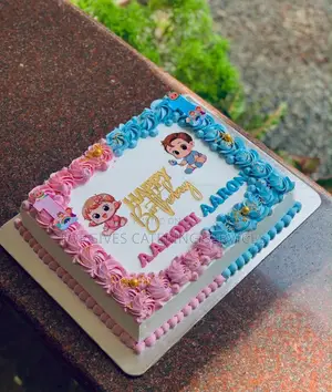 Birthday Cake for Twins