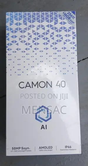 New Tecno Camon 40 256 GB Black