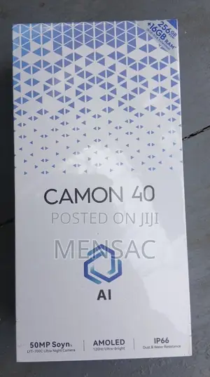 New Tecno Camon 40 256 GB Black