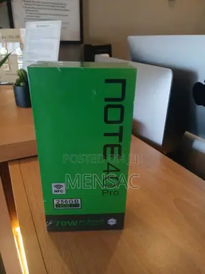 New Infinix Note 40 Pro 256 GB Black