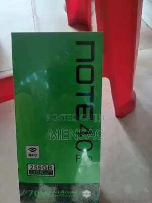New Infinix Note 40 Pro 256 GB Black