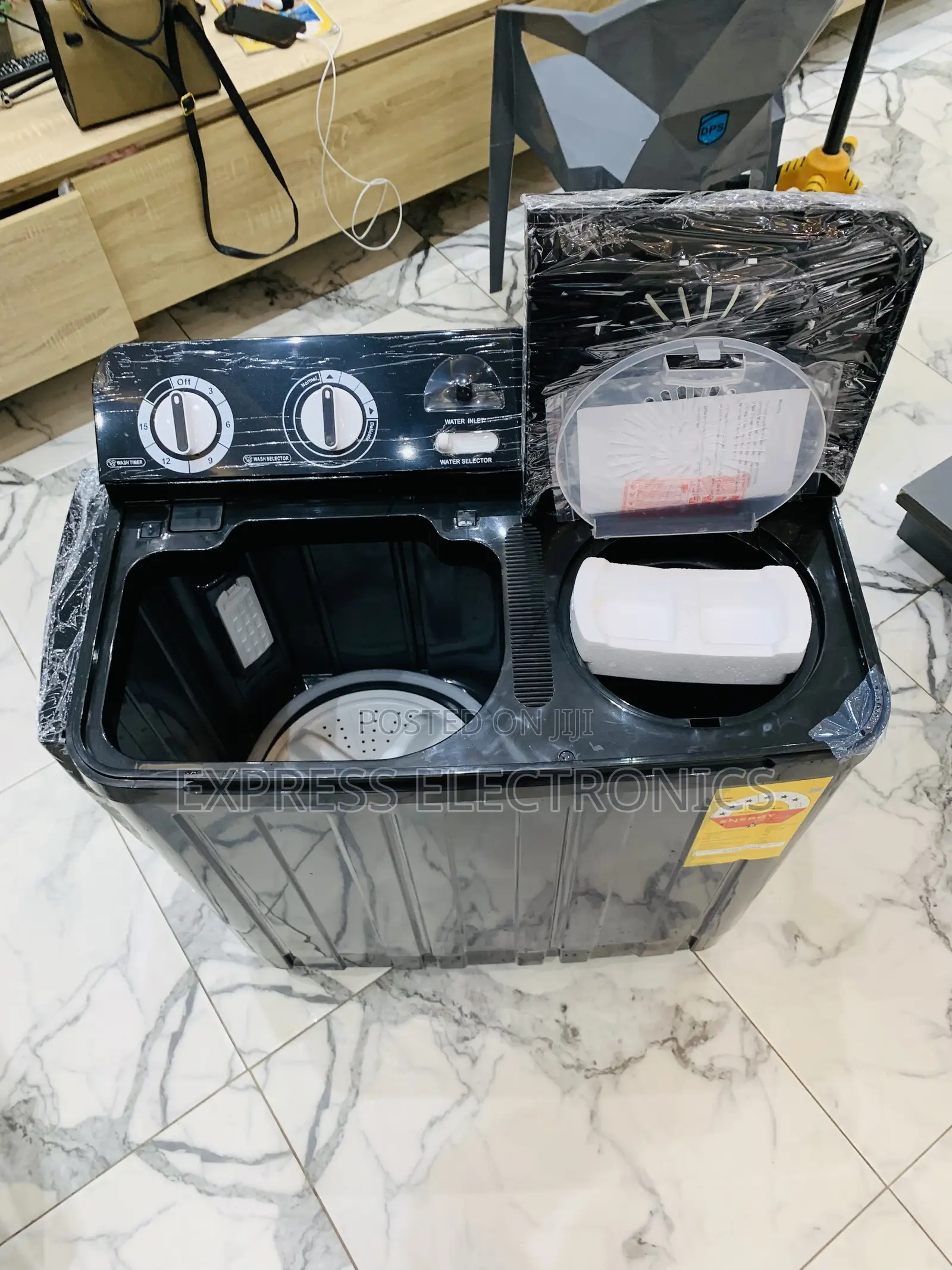Limited Stock Nasco Topload Twintub Semi Automatic 7kg Black