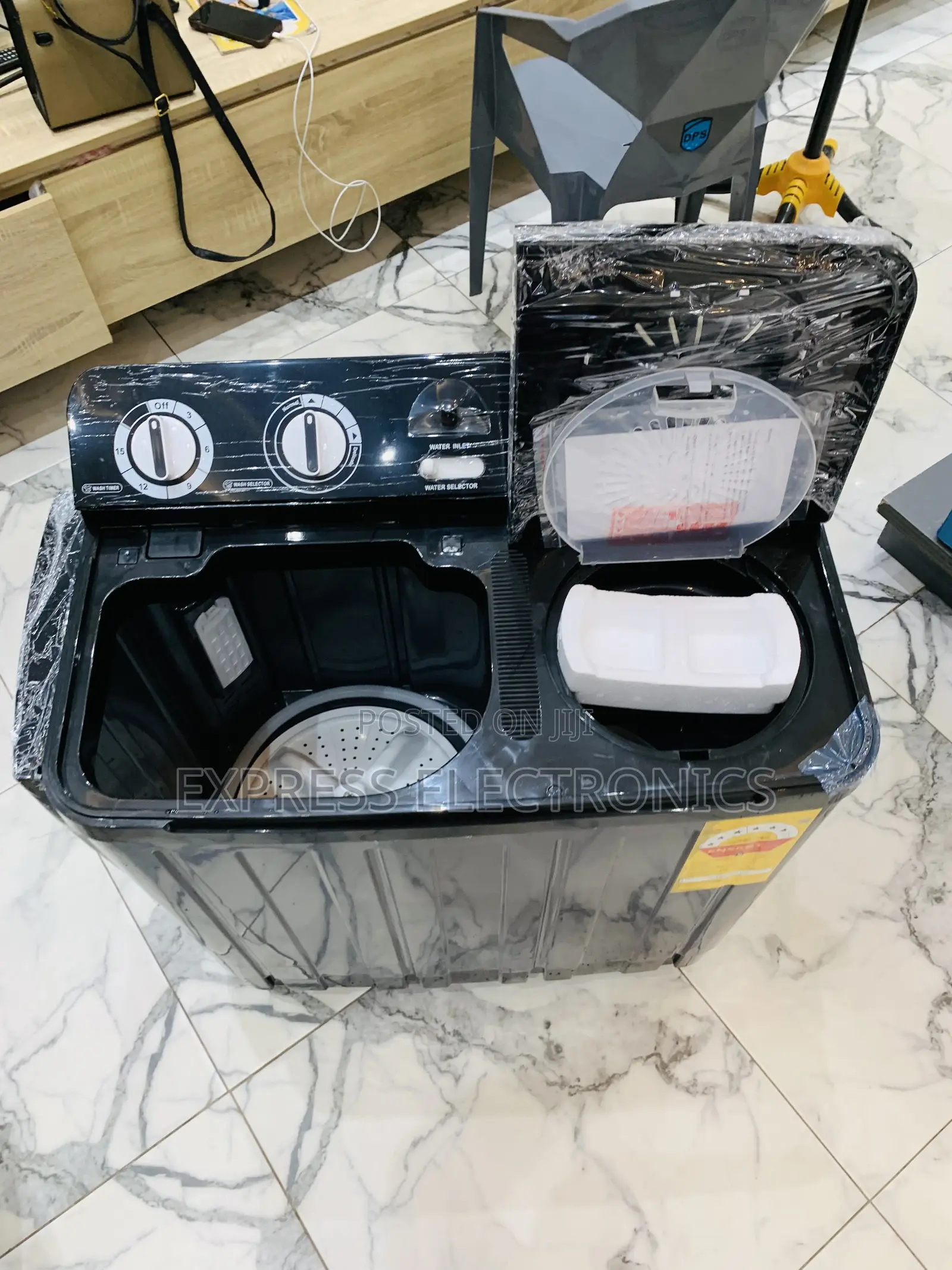 Limited Stock Nasco Topload Twintub Semi Automatic 7kg Black