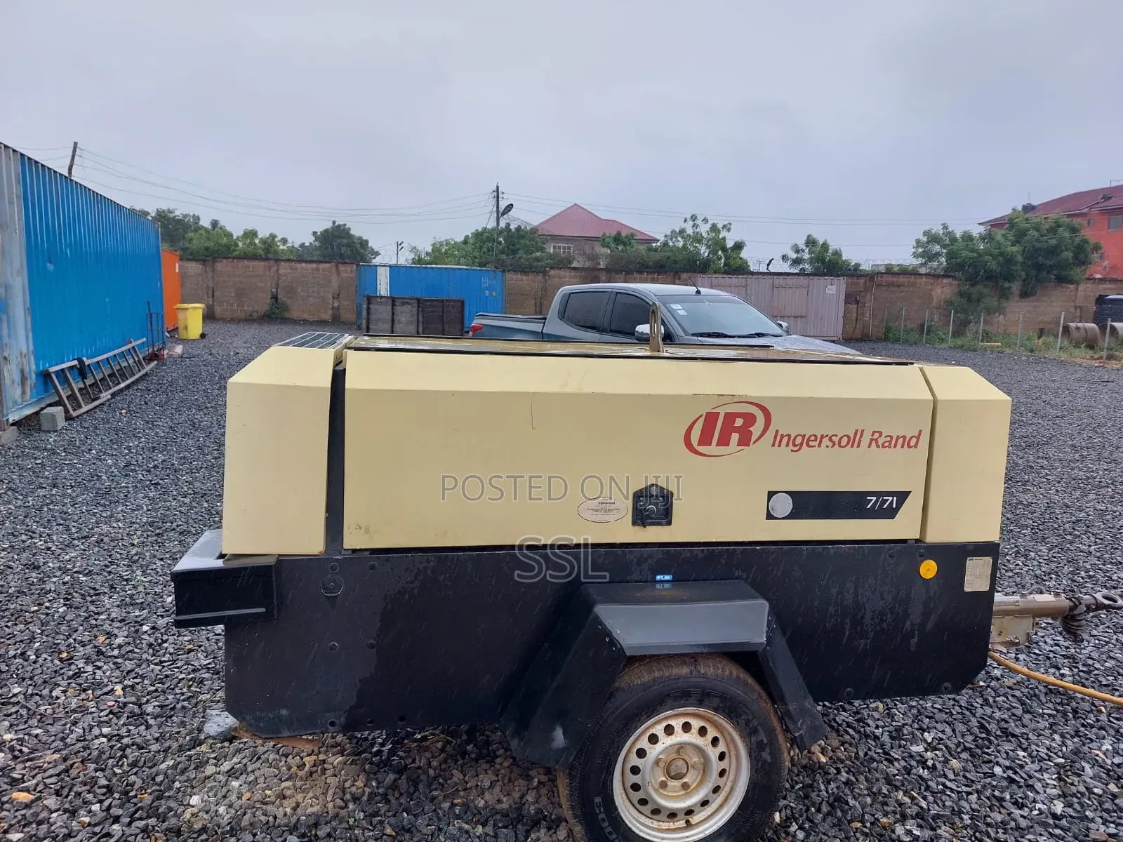 Ingersoll Rand Air Compressor Rental Sand Blasting