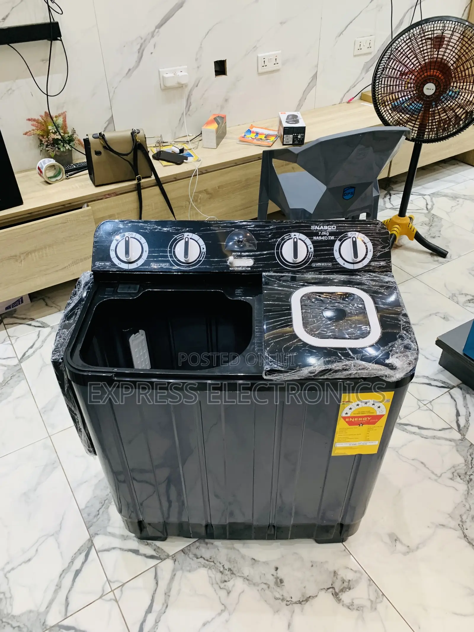 Text Us Fir Your Black Washing Machine 7kg Topload Twintub Semi Auto