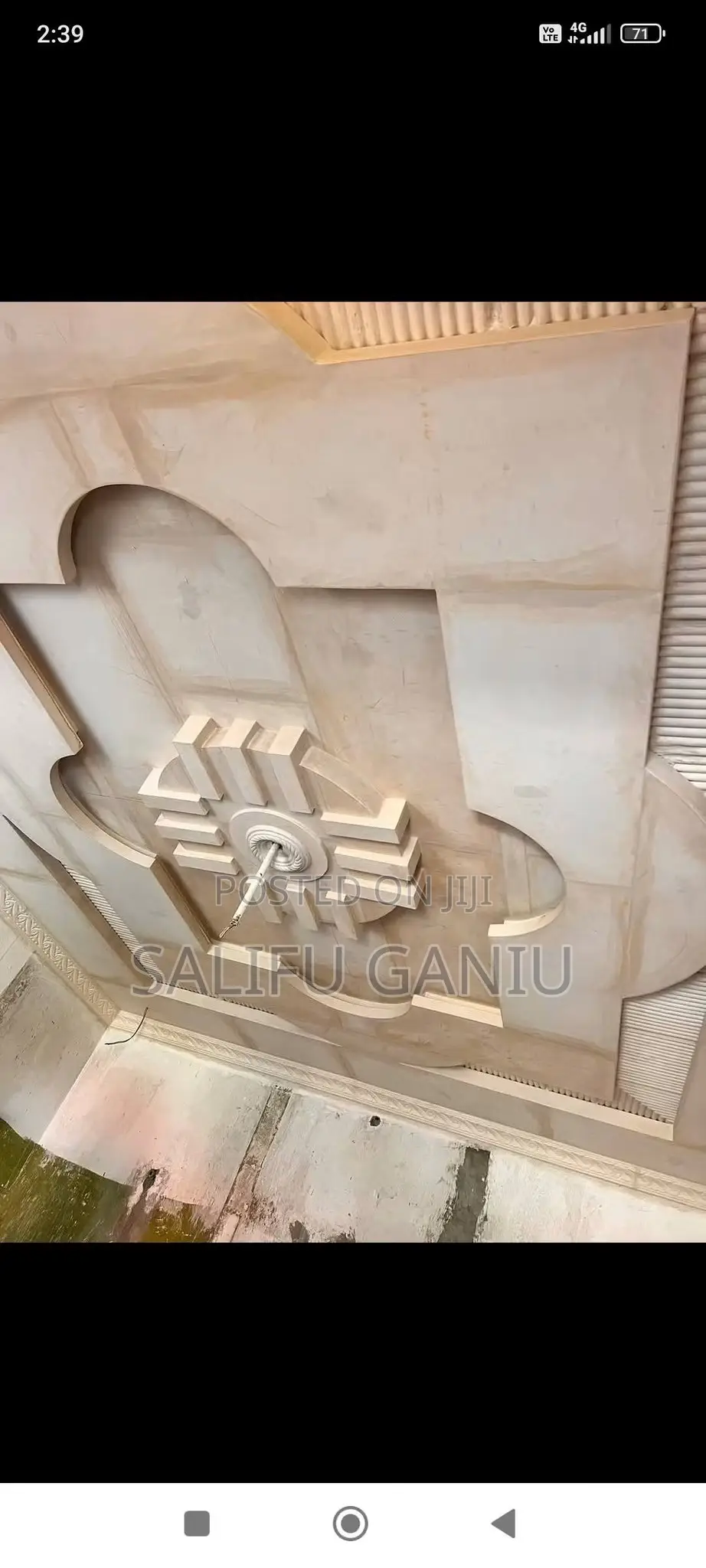 Pop Ceiling Exhaust