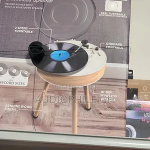 Brookstone Vintage Turntable and Wireless Speaker