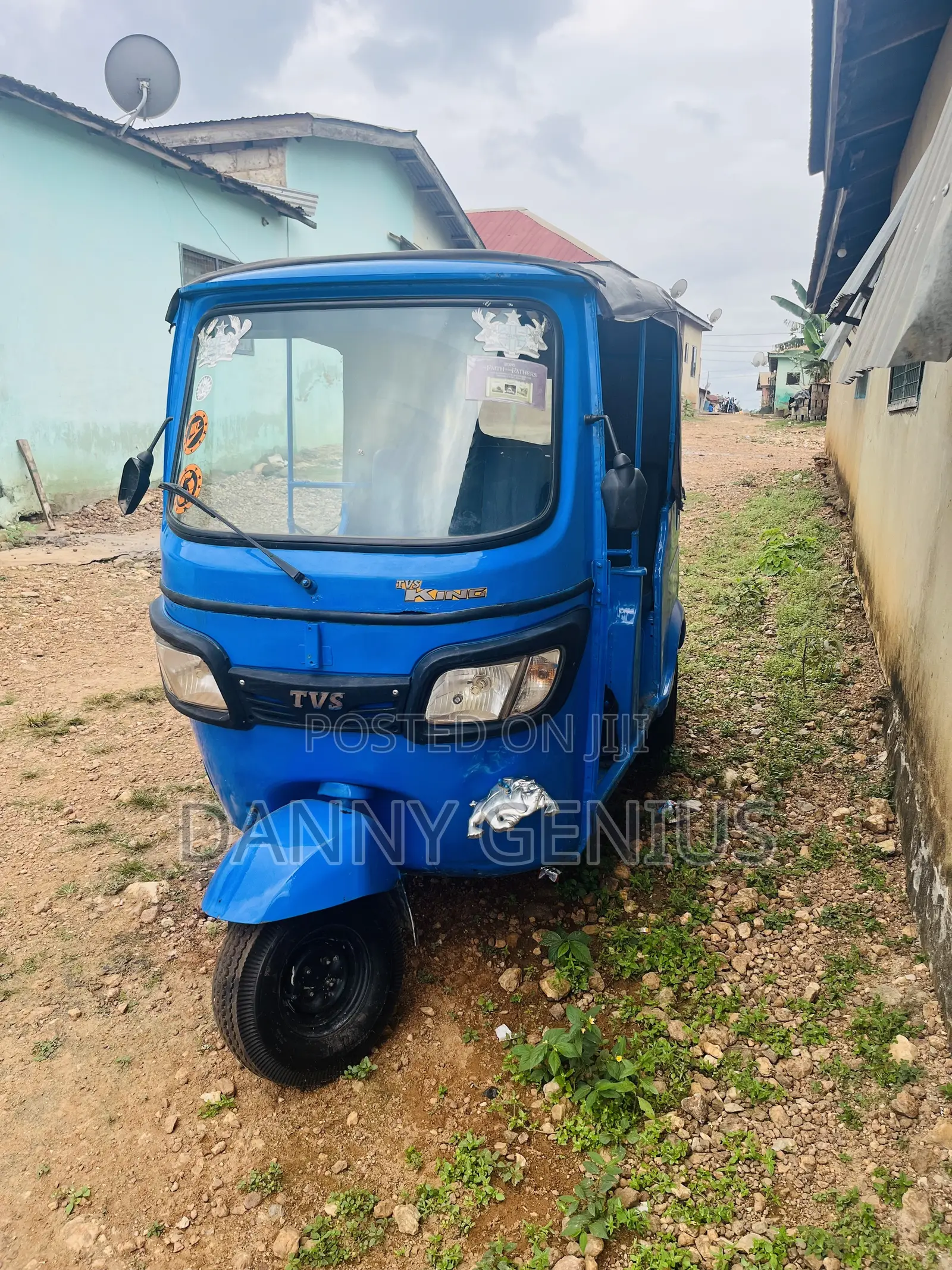 TVS King Deluxe Plus iTouch Start 2024 Blue