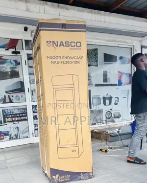 Super Classic Nasco NasFl360-1dr 1 Door Display Fridge(Glass Door) 