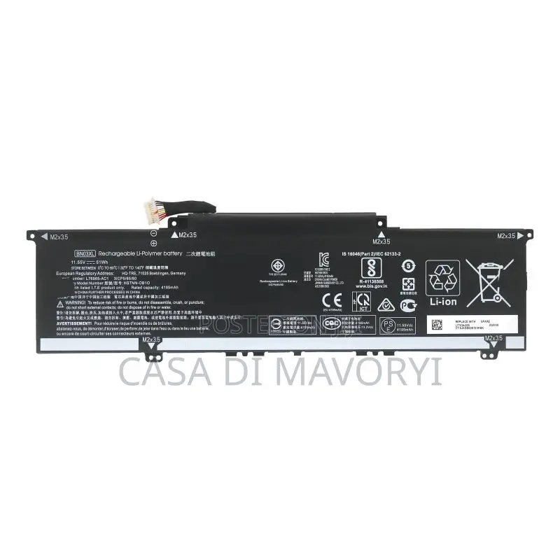 BN03XL 11.55V 51Wh Battery for HP Envy X360 13-Ay 15-Ed L76965-2c1