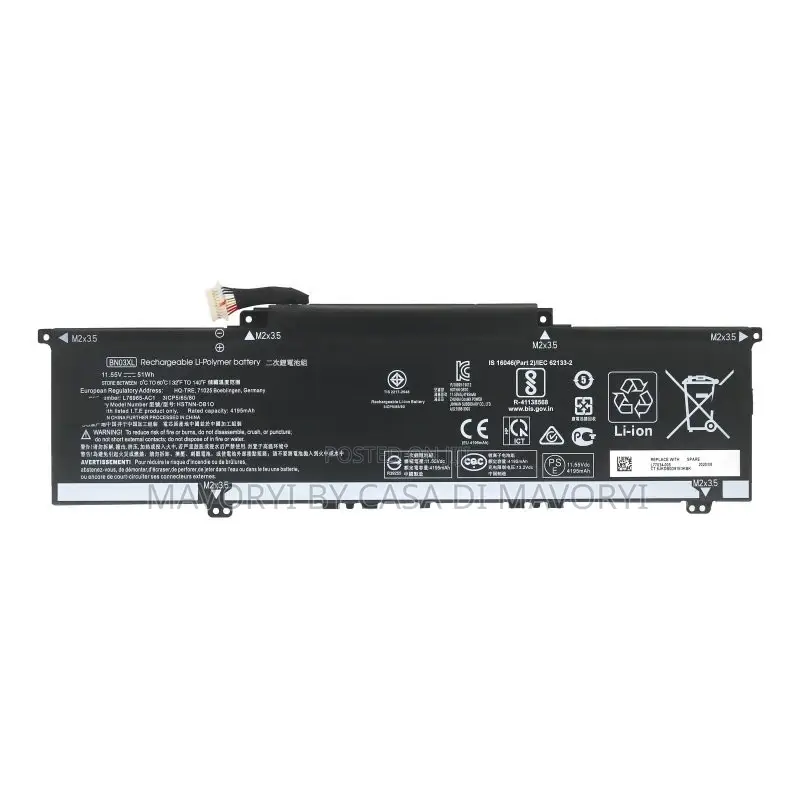 BN03XL 11.55V 51Wh Battery for HP Envy X360 13-Ay 15-Ed L76965-2c1