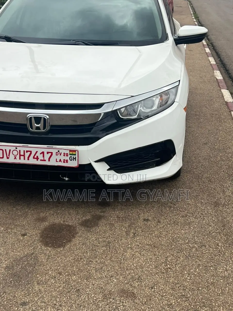 Honda Civic LX 4dr Sedan (2.0L 4cyl) 2016 White